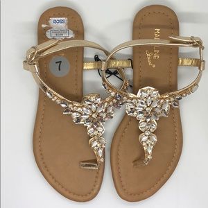 Sandles perfect for bridal/beach wedding